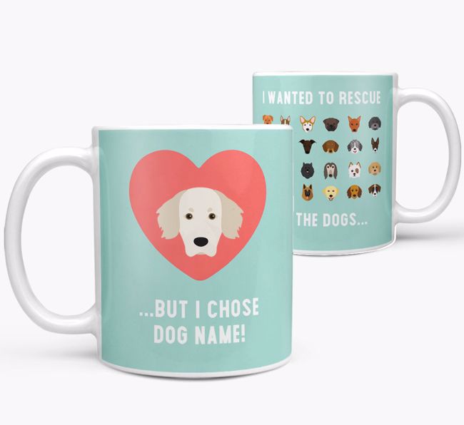 'Rescue All The Dogs' - Personalized {breedFullName} Mug